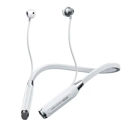 WK V39 NECK-MOUNTED BLUETOOTH EARPHONE (WHITE)
